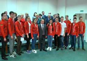 Мэр Нижнекамска напутствовал молодежь на победу в WorldSkills