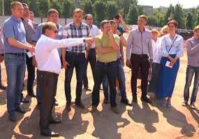 Мэр Нижнекамска проверил, как идет строительство новой школы - НТР 24