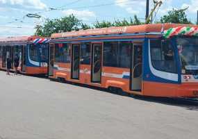 Президент Татарстана выделил Нижнекамску 5 новых трамваев - НТР 24