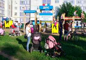 В Нижнекамске детская площадка превратилась в полицейский участок - НТР 24