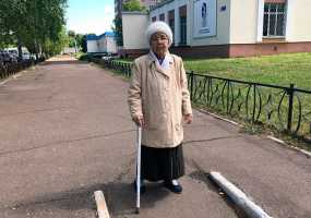 Блокадница Ленинграда, проживающая в Нижнекамске, озабочена благоустройством своего микрорайона