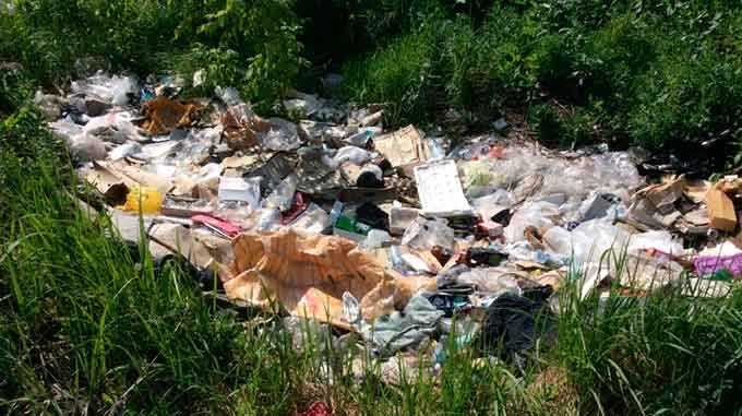 В Нижнекамске обнаружена крупная свалка бытовых отходов