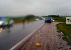 В Татарстане в ДТП погиб один человек, трое детей доставлены в больницу - НТР 24