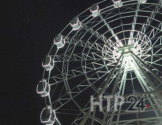 Новое колесо обозрения в Нижнекамске начнет работать в день рождения города