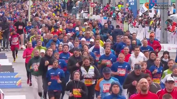 Нижнекамцы поучаствовали в седьмом Московском марафоне