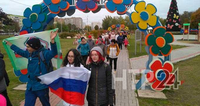 В Нижнекамске состоялся марш-бросок длиной 10 тыс шагов