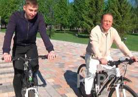 Мэр Нижнекамска одним из первых присоединился к акции «На работу на велосипеде»