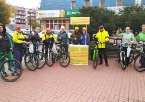 В Нижнекамске в день проведения акции «На работу на велосипеде» работали «энергетические» точки - НТР 24