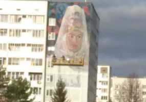 В Нижнекамске появились первые наброски нового граффити - НТР 24