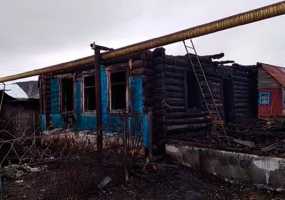 В Нижнекамском районе сгорел дом