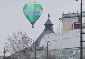 В канун Дня народного единства в небо Казани запустили аэростат «МИРа» - НТР 24