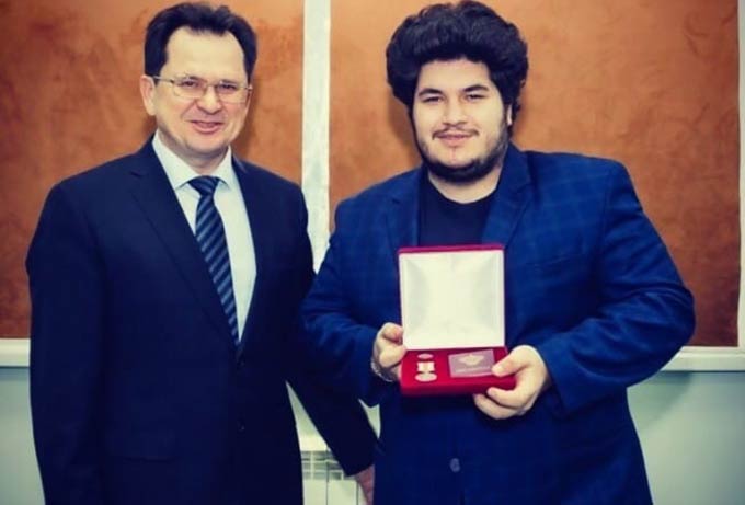 Студент КФУ был награжден медалью "За содействие донорскому движению"