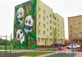 В Нижнекамске на фасадах еще двух многоэтажек появятся граффити