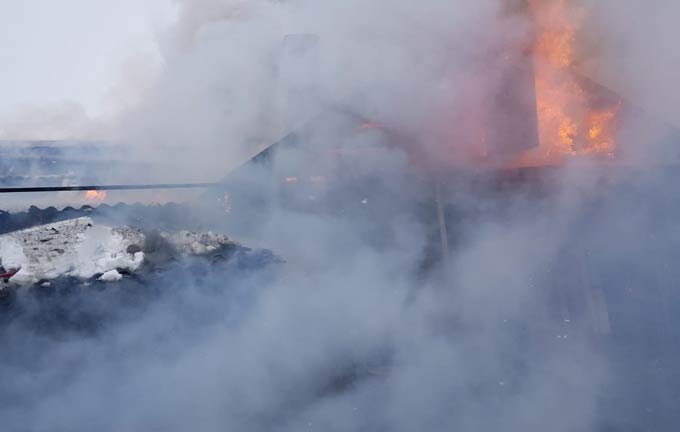 При пожаре в Татарстане заживо сгорел ребенок