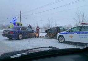 В Нижнекамске из-за ДТП образовались гигантские пробки - НТР 24