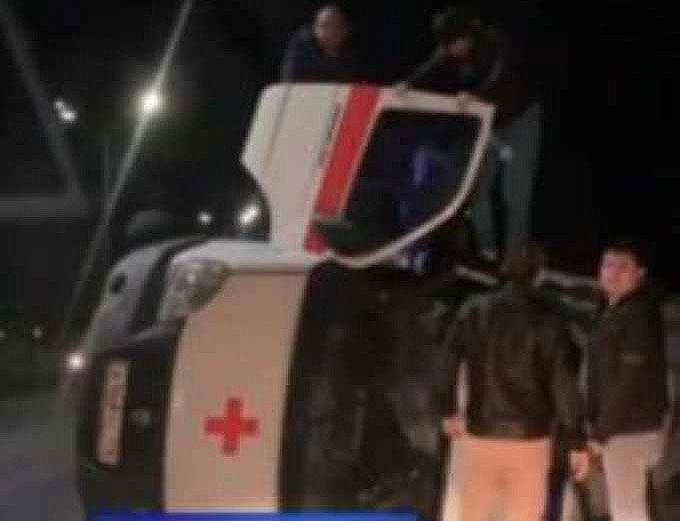 Машина «скорой помощи» перевернулась в Татарстане