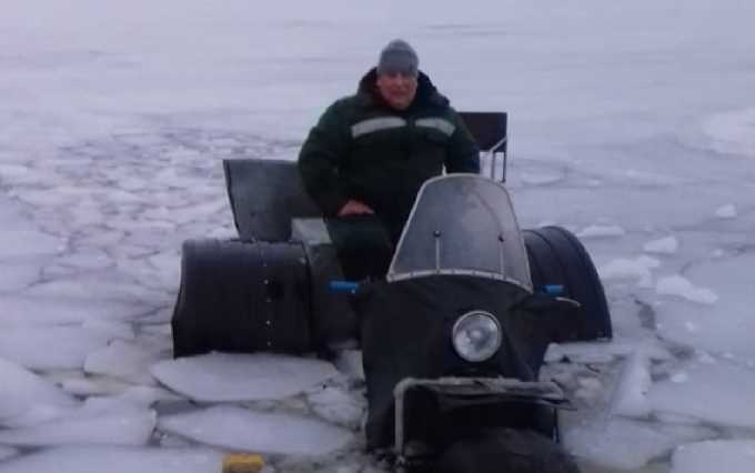 В Татарстане под лёд провалился снегоход с рыбаками