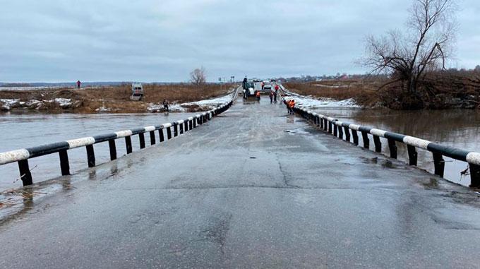 В Татарстане восстановлено движение по одному из ранее подтопленных мостов