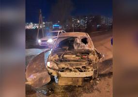 Челнинец столкнулся с «Белорусом» и остался без капота - НТР 24