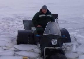 В Татарстане под лёд провалился снегоход с рыбаками - НТР 24