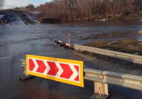 Два моста подтопило в Татарстане из-за подъема уровня воды в реке - НТР 24