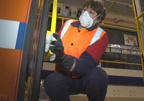 В Нижнекамске от вирусов защищают автобусы и трамваи