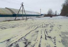 В Татарстане пожелтел снег