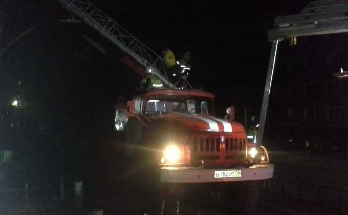 На пожаре в Татарстане спасли 31 человека