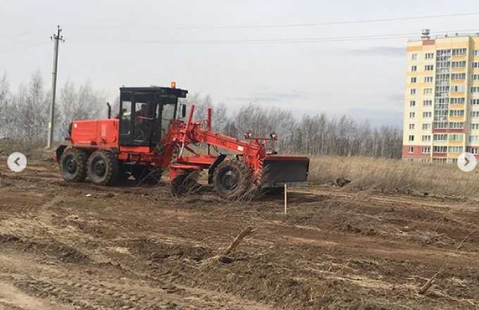 В Нижнекамске приступили к подготовительным работам по строительству новой дороги