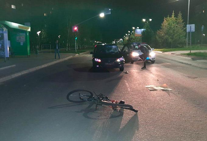 В Нижнекамске за день пострадали в ДТП два велосипедиста, один из них ребёнок