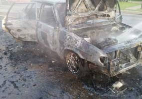 Ночью в Татарстане сгорел автомобиль - НТР 24