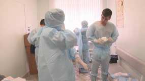 В «красной зоне» нижнекамского госпиталя для больных коронавирусом сменилась бригада врачей