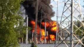 Из-за пожара на подстанции в Татарстане девять населённых пунктов остались без света - НТР 24