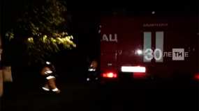 В Татарстане крыша дома вспыхнула после удара молнии - НТР 24