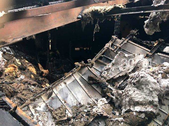 В Казани сгорело известное кафе около университета