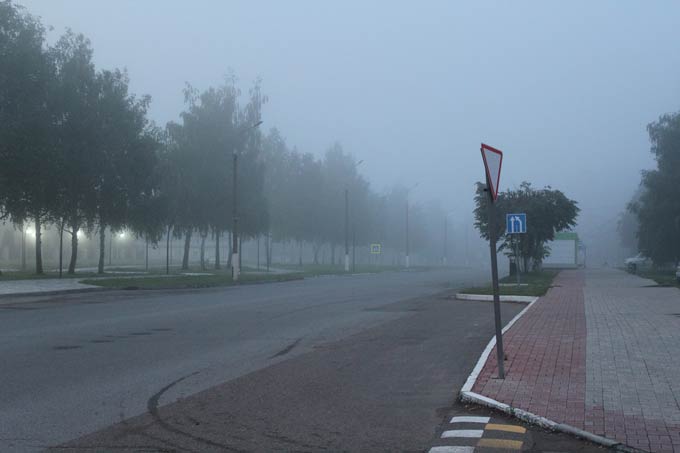 Нижнекамец поделился в соцсети фотографиями утреннего тумана