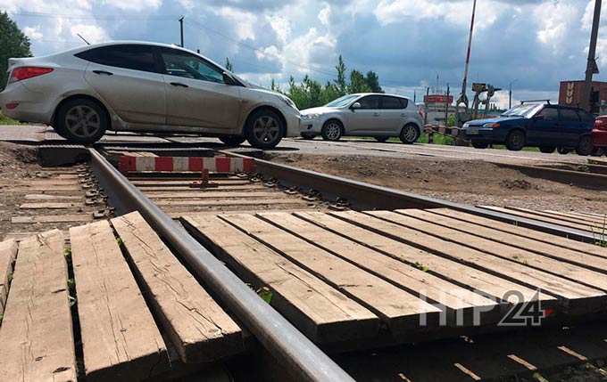 Из-за ремонта перекроют железнодорожный переезд около НКЦ в Нижнекамске