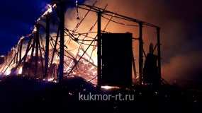 В татарстанской деревне сгорели 500 тюков сена