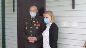 Участник войны Борис Кузнецов проголосовал на дому по поправкам в Конституцию - НТР 24