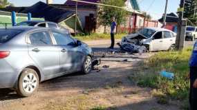 В Нижнекамском районе водитель врезался во встречный автомобиль и скрылся с места ДТП