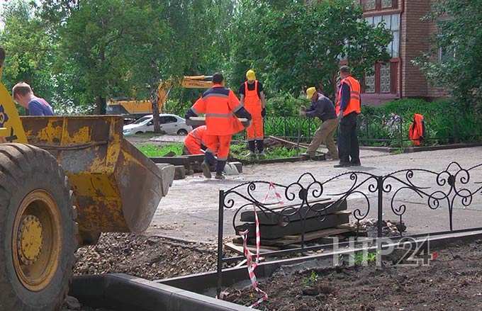 В 37 дворах Нижнекамска приступили к капитальному ремонту