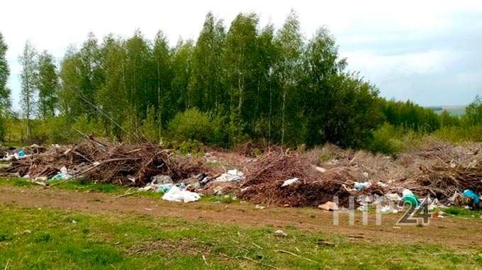 В Татарстане нашли свалку площадью более 1 тыс кв. метров