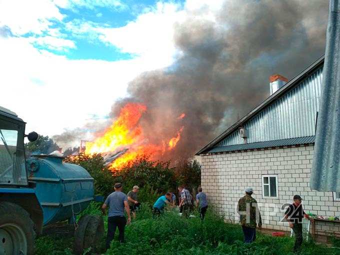 В Татарстане получил ожоги в пожаре 4-месячный младенец