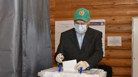 Минтимер Шаймиев проголосовал по поправкам к Конституции - НТР 24