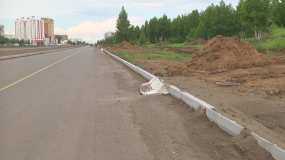 В Нижнекамске на проспекте Шинников идёт строительство ливневой канализации