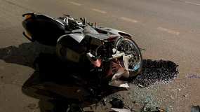 В Нижнекамске около пляжа столкнулись иномарка и мотоцикл - НТР 24