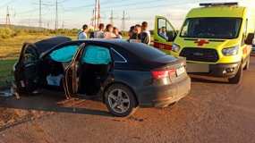 На трассе в Татарстане в столкновении с «легковушкой» пострадала семья с ребёнком
