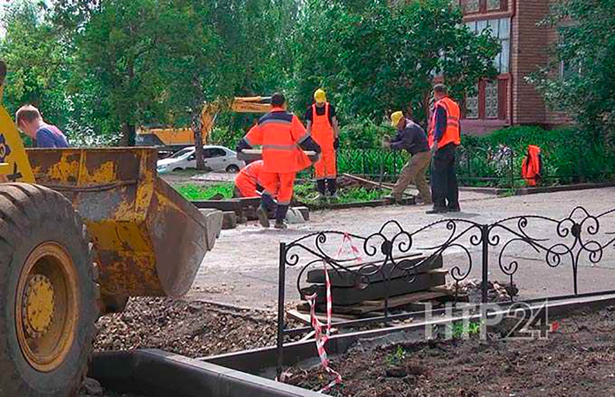 В более 700 дворах Татарстан ведётся благоустройство по программе «Наш двор»