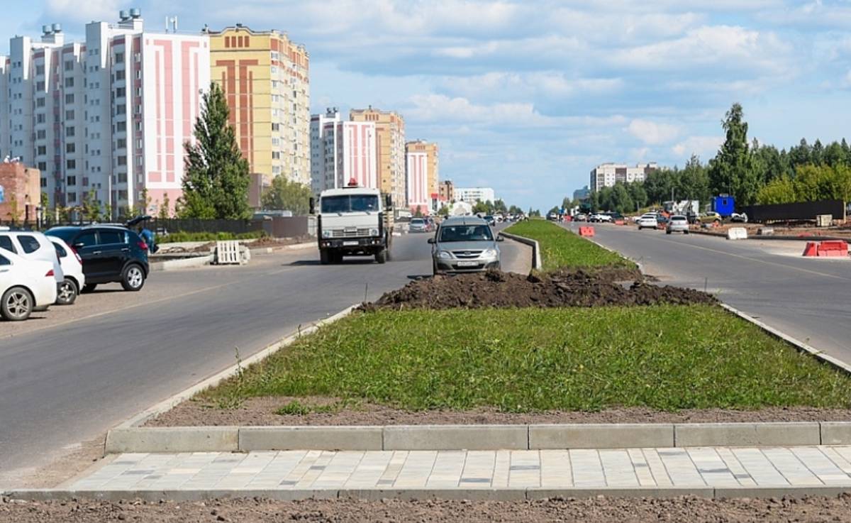 В начале осени планируют завершить реконструкцию проспекта Шинников в Нижнекамске