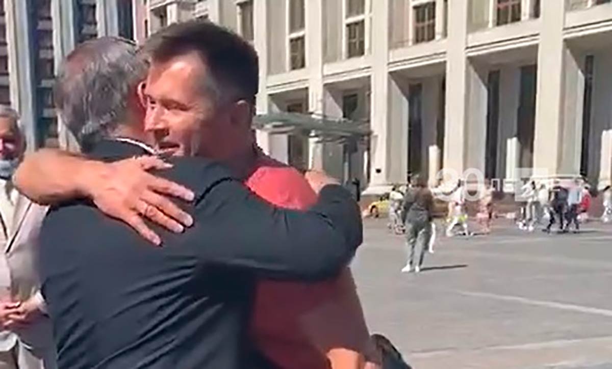 Олимпийский чемпион Алексей Немов встретился на Красной площади с президентом Татарстана